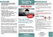 Traitement Anti-Pluie Multirex – Protection Hydrophobe Polyvalente